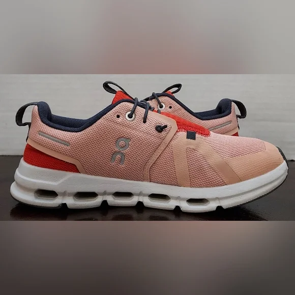 On Cloud Sky Rose Red Pink Youth Size 4.5 Style 3YD11440645 - Picture 10 of 16